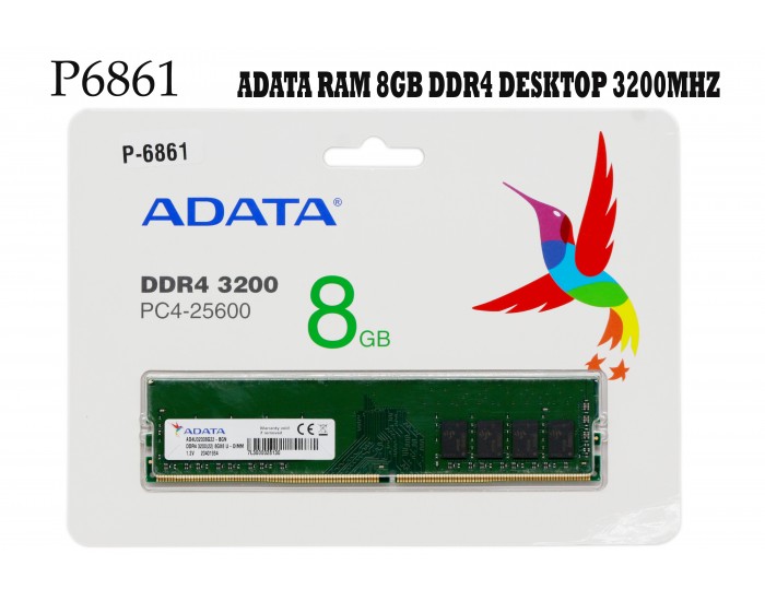 ADATA DESKTOP RAM 8GB DDR4 3200MHZ